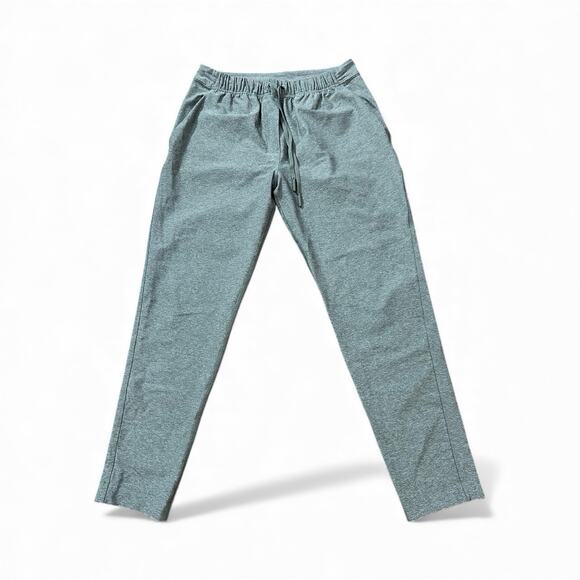 Lululemon Athletica Women's Jet Crop Battleship Heather Gray Stretch Pants sz 4 - Picture 1 of 8